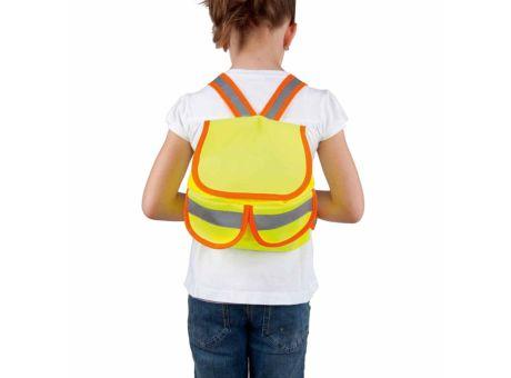 Kinderrucksack DUO SAC gelb/orange bedrucken