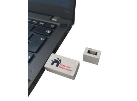 Product image USB-Stick Beton B01 USB 2.0 Flash Disk 1 GB Grau bedrucken
