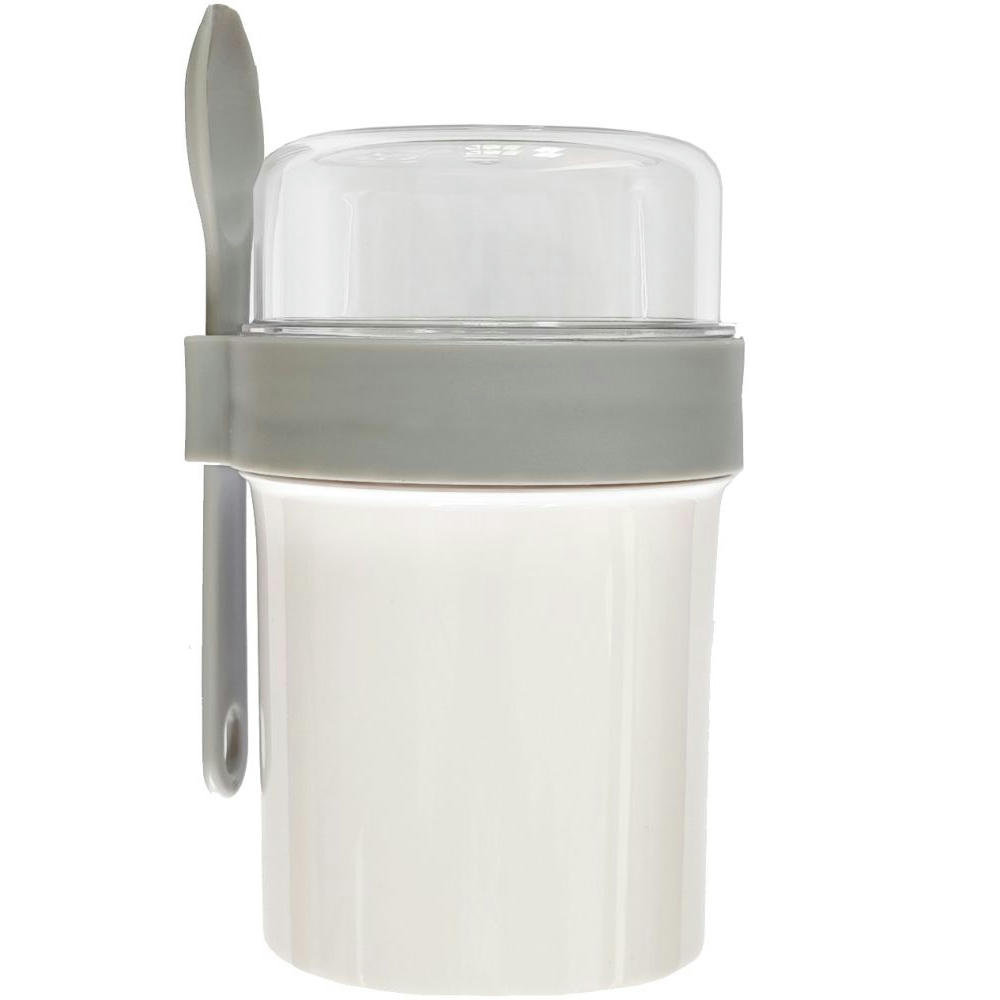 Product image PAUSE! Der Müslibecher mit Cerealienfach für einen gesunden Start in den Tag! Werbeartikel