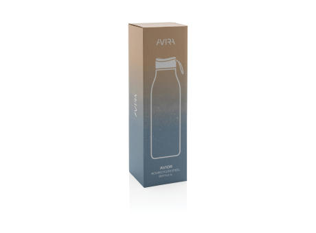 Avira Avior RCS recycelte Stainless-Steel Flasche 1L Werbeartikel
