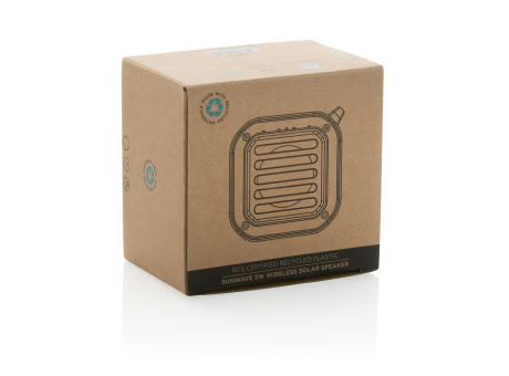 3W kabelloser Sunwave Solar-Lautsprecher aus RCS Kunststoff Werbeartikel