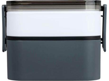 DUO Doppel- Lunchbox mit auslaufsicherem Deckel Werbeartikel