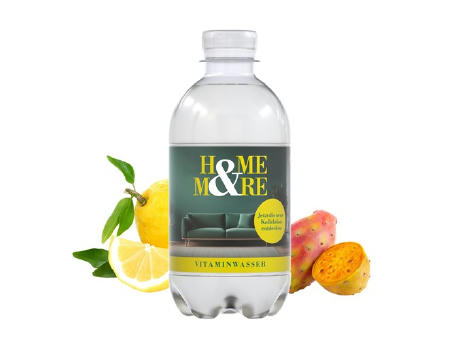 330 ml Vitaminwasser "Zitrone-Kaktus" - Eco Label (außerh. Deutschlands) Werbeartikel
