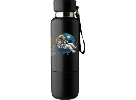 Doppelwandige Flasche aus Edelstahl (500 ml) Lieselotte Werbeartikel