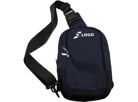 Umhängetasche 'Almeria', Polycotton Mitternachtsblau Werbeartikel