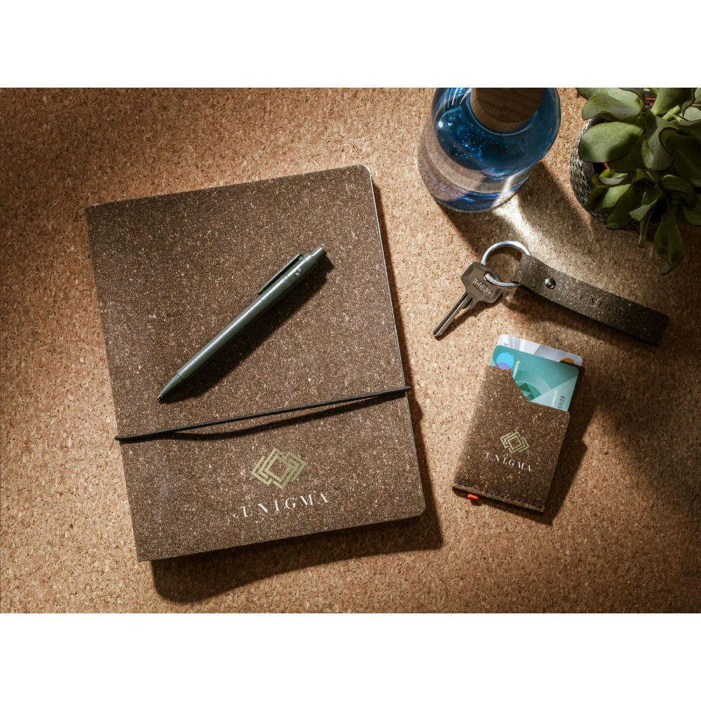 Recycled leather cardholder Kartenhalter Werbeartikel