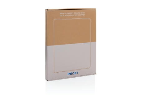 Impact Aware™ Deluxe 300D Tech Portfolio mit Reißverschluss Werbeartikel