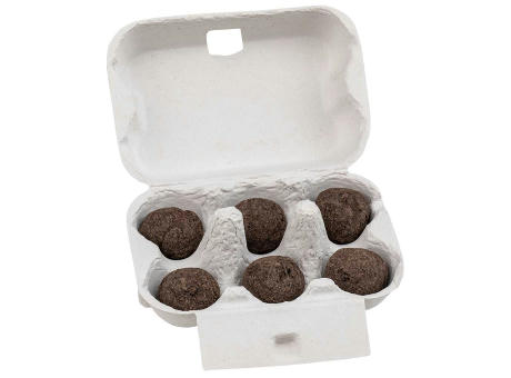 Sixpack - Flower-Balls Midi mit Samen mit Samen Werbeartikel