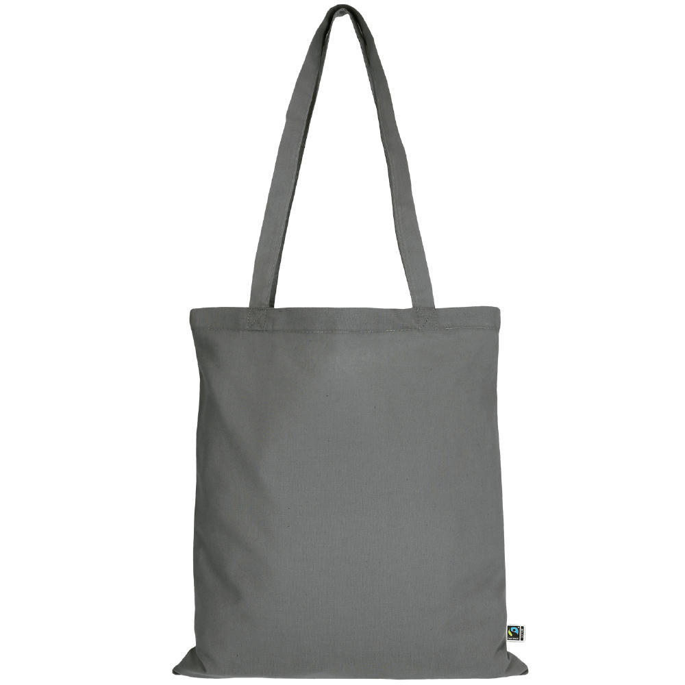 T15011-TEXXILLA Tasche aus Fairtrade-zertifizierter Baumwolle mit zwei langen Henkeln, ca. 140 g/m², ca. 38 x 42 cm Werbeartikel