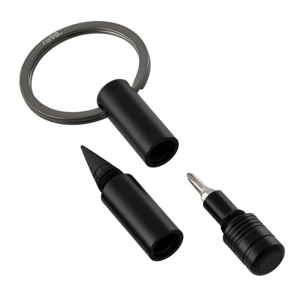 Product image Schlüsselanhänger mit Endlos-Schreibspitze und Schraubendreher RE98-PORTO TOOL Werbeartikel