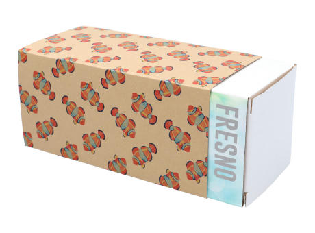 Individueller Pappschuber aus Kraftpapier CreaSleeve Kraft 378 bedrucken