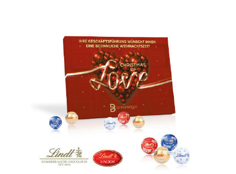 Product image Tisch-Adventskalender Lindt "Gourmet Edition" Werbeartikel