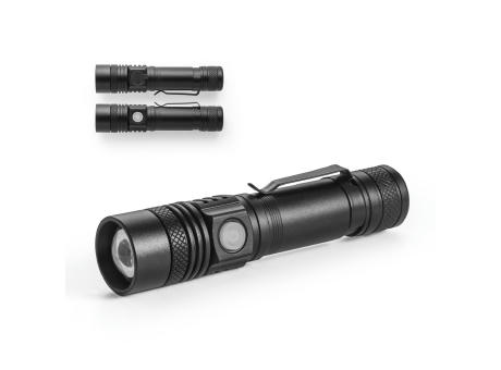 UNGAR. Wiederaufladbare 5W-Aluminium-Taschenlampe Werbeartikel