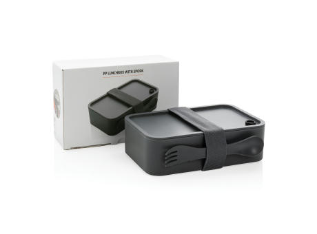 PP Lunchbox mit Göffel Werbeartikel