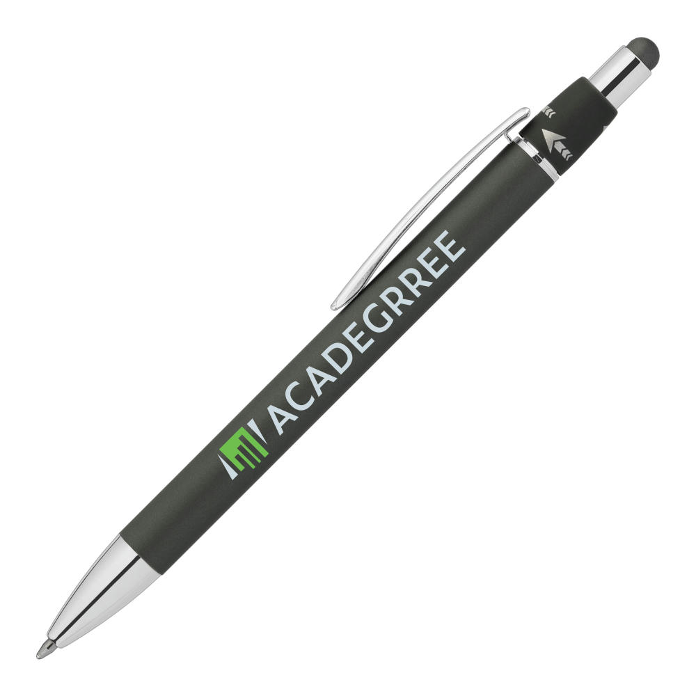 Orbit Spinner Chrome Metall Kugelschreiber - m/Stylus Werbeartikel