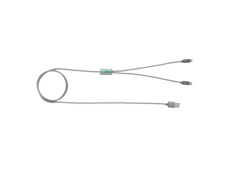 3-in-1 umwobenes Kabel Werbeartikel