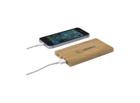Bamboo 4000 Powerbank externes Ladegerät Werbeartikel