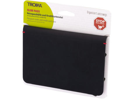 TROIKA Reisepasshülle TROIKA SLIM PASS Werbeartikel