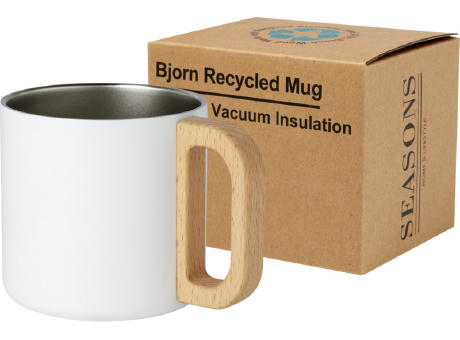 Product image Bjorn RCS-zertifizierter Becher aus recyceltem Edelstahl mit Kupfer-Vakuumisolierung, 360 ml bedrucken