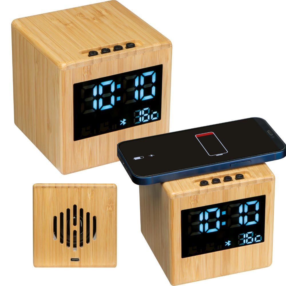 Product image Bluetooth Lautsprecher mit Wireless Charger Werbeartikel