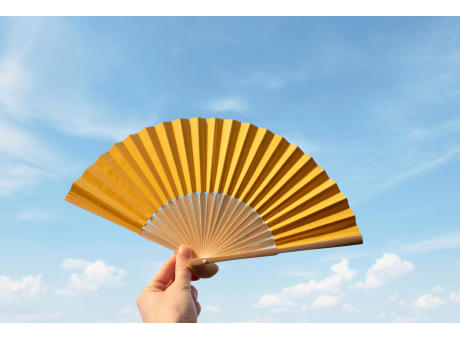 Handfächer aus Bambus Elio Werbeartikel