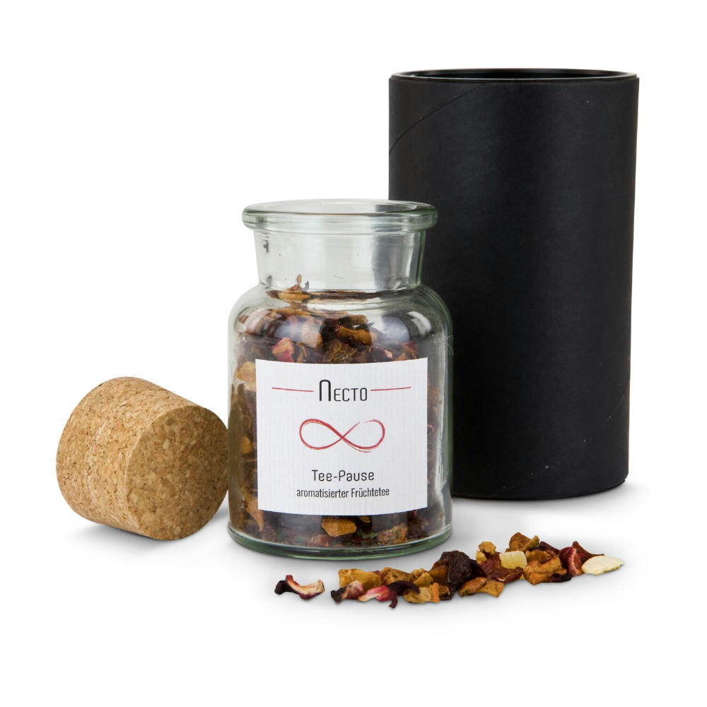 Product image Geschenkset / Präsenteset: Früchtetee Necto im Glas Werbeartikel