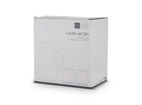 InSideOut Karaffe Elin mit 2 Gläsern  Werbeartikel