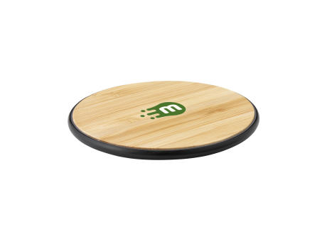 Bamboo 10W Wireless Charger Schnelladegerät Werbeartikel