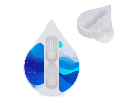 Dusch-Timer Wassertropfen - 5min Werbeartikel