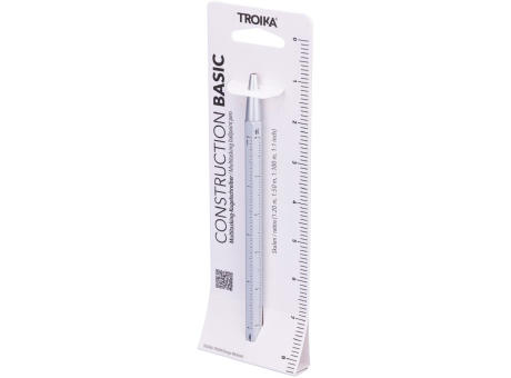 TROIKA Multitasking-Kugelschreiber CONSTRUCTION BASIC Werbeartikel