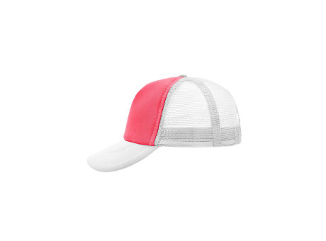 5 Panel Polyester Mesh Cap - Trendiges 5 Panel Mesh Cap in zahlreichen Farbvarianten Werbeartikel
