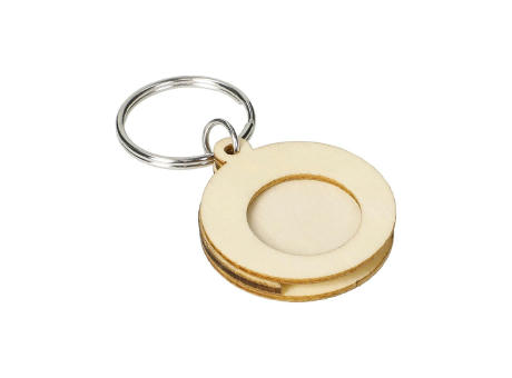 Product image Holzchip-Schlüsselanhänger "Circle" Werbeartikel