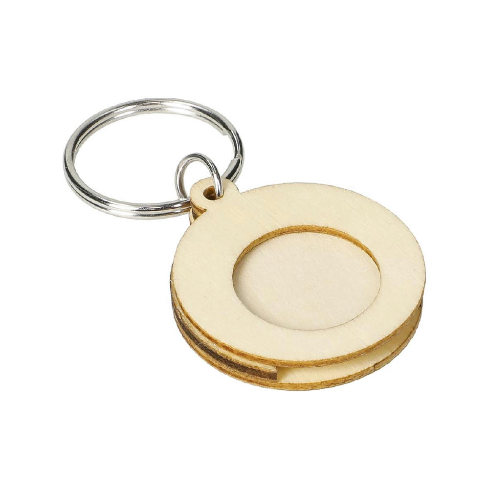 Product image Holzchip-Schlüsselanhänger "Circle" Werbeartikel