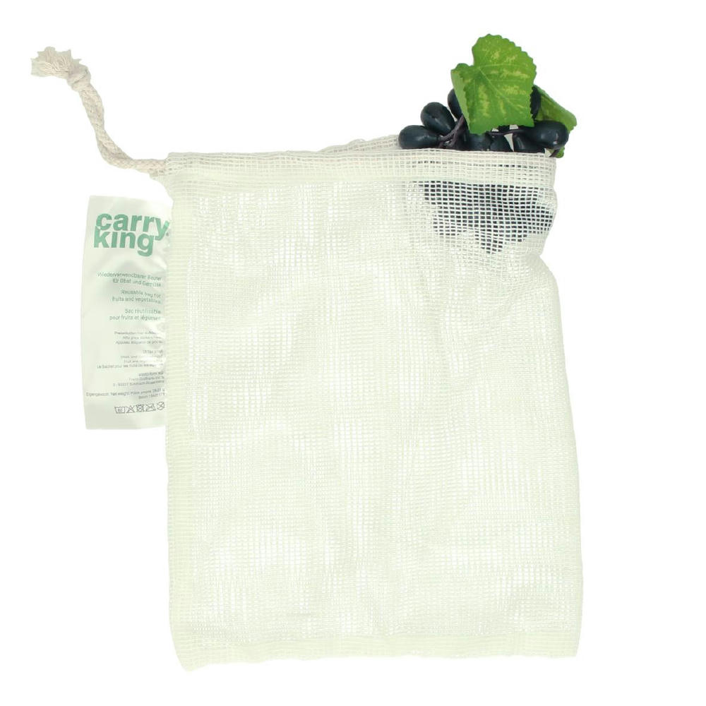 Obst- und Gemüsebeutel Cotton "ECOCARE", large Werbeartikel
