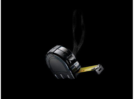 3m/16mm Maßband mit Stop-Taste aus RCS recycelt. Kunststoff bedrucken