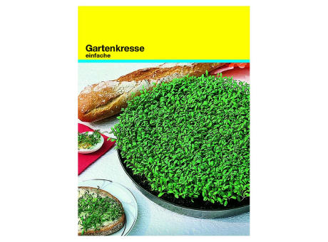 Samentütchen Kresse 82 x 114 mm Werbeartikel