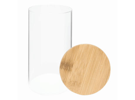 ECO STORAGE M - Glas-Vorratsdose, Füllmenge ca. 700 ml Werbeartikel
