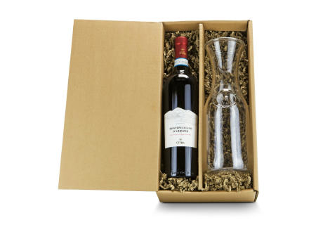 Geschenkset / Präsenteset: Rotwein & Karaffe Werbeartikel