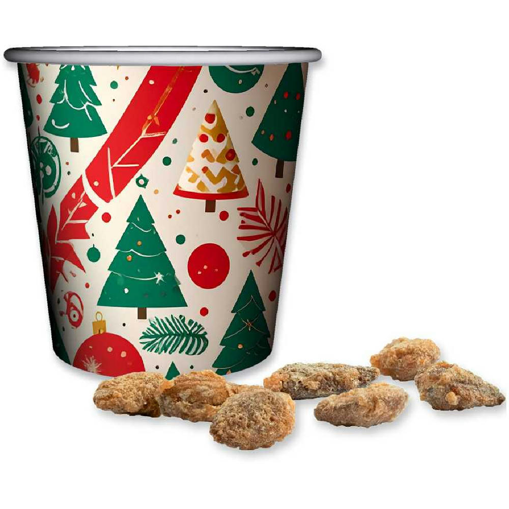Product image Feuergebrannte Mandeln ohne Zuckerzusatz, ca. 40g, Snackbecher Mini Werbeartikel