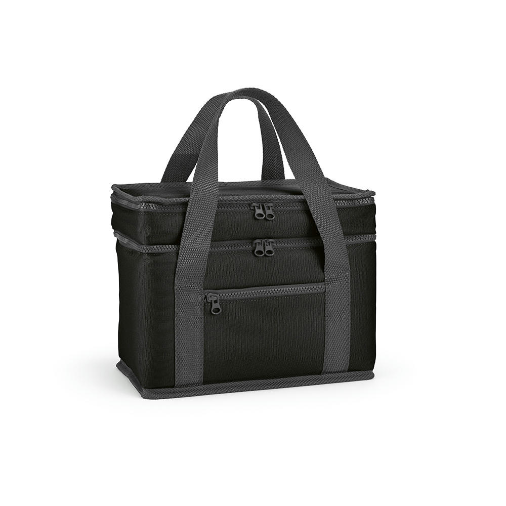 Florence L 10L Kühltasche aus rPET. Zwei Fächer und eine Fronttasche Werbeartikel