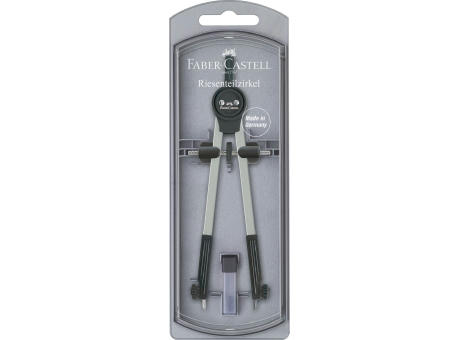 Riesenteilzirkel Schwarz/Silber Werbeartikel