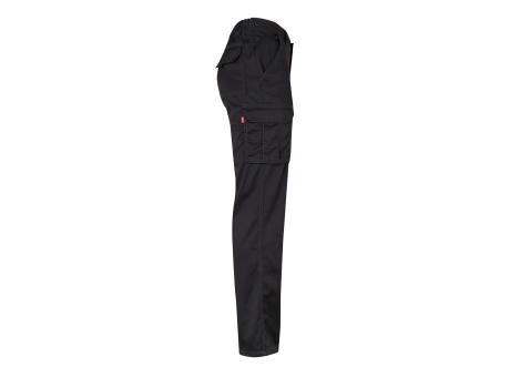 VL LUGH. Multi-Pocket-Stretchhose (240 g/m²) aus Baumwolle (46 %), EME (38 %) und Polyester (16 %) Werbeartikel