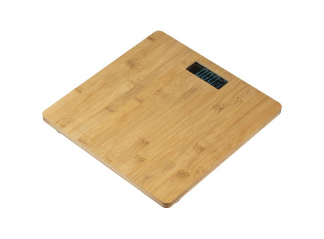 Personenwaage aus Bambus Werbeartikel