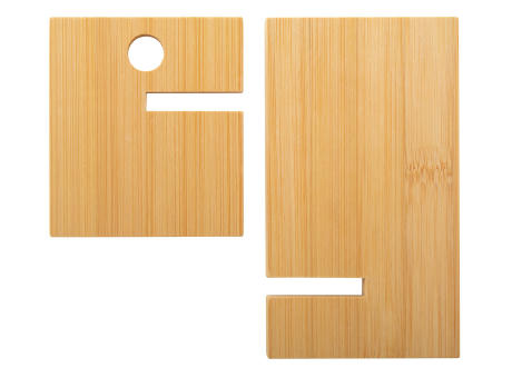 Handyhalter aus Bambus Gibba Werbeartikel