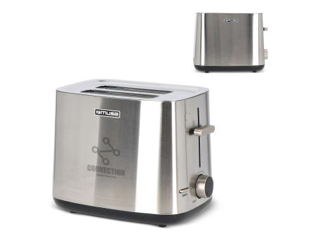 MS-115|Muse Edelstahl Toaster Werbeartikel