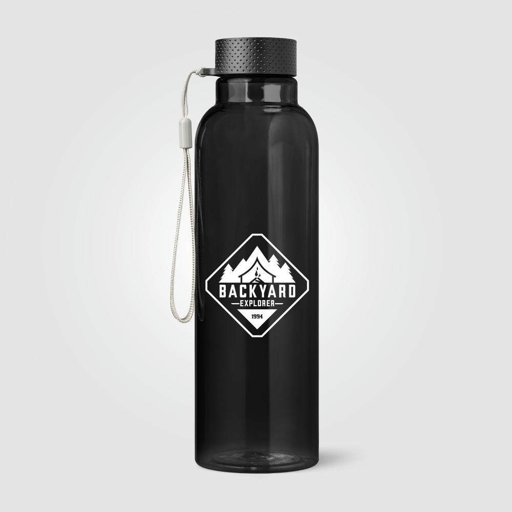 Aura rPET Trinkflasche mit Handschlaufe - 710 ml Werbeartikel