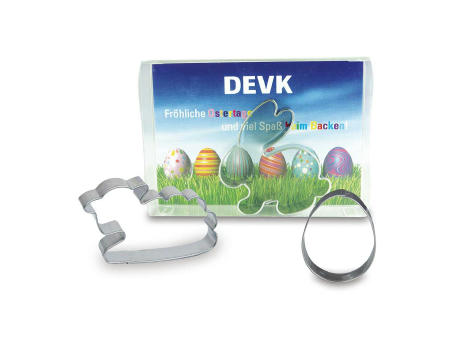 Backförmchen in der Box - Ostern - Ei Werbeartikel