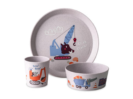 Product image KOZIOL CONNECT TRUCKS Kleiner Teller + Schale + Becher Werbeartikel