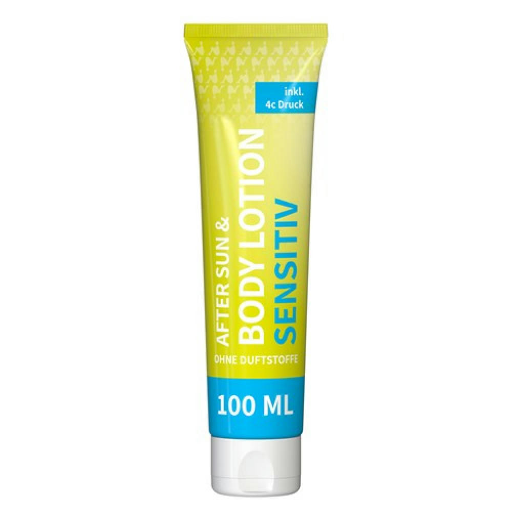 100 ml Tube - Body & After Sun Lotion (sensitiv) - FullbodyPrint Werbeartikel
