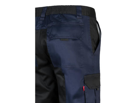 VL NJORD. Zweifarbige Twill-Hose mit mehreren Taschen (240 g/m²), aus Baumwolle (35%) und Polyester (65%) Werbeartikel